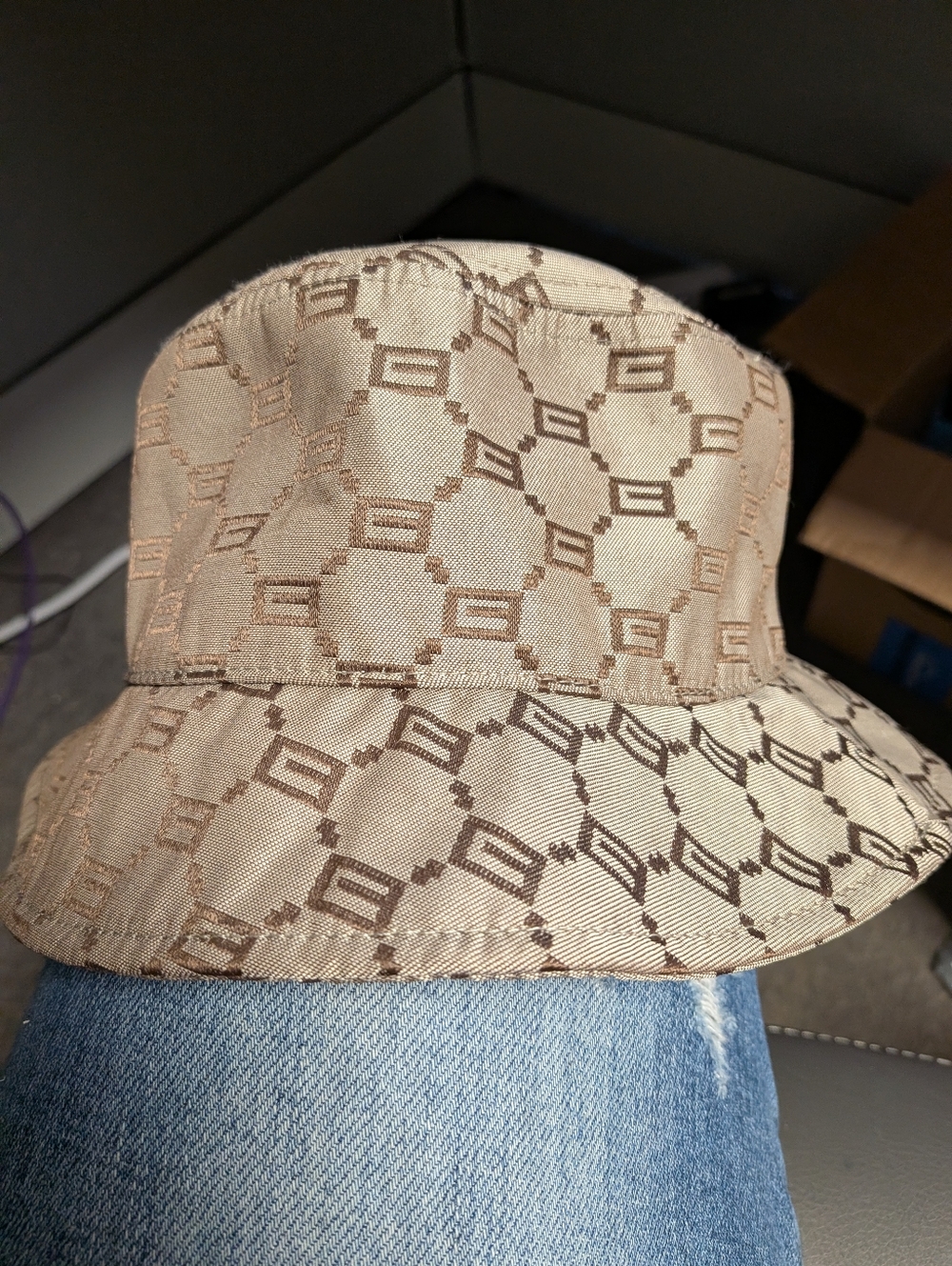 Satin Lined  Bucket Hat - New Without Tags